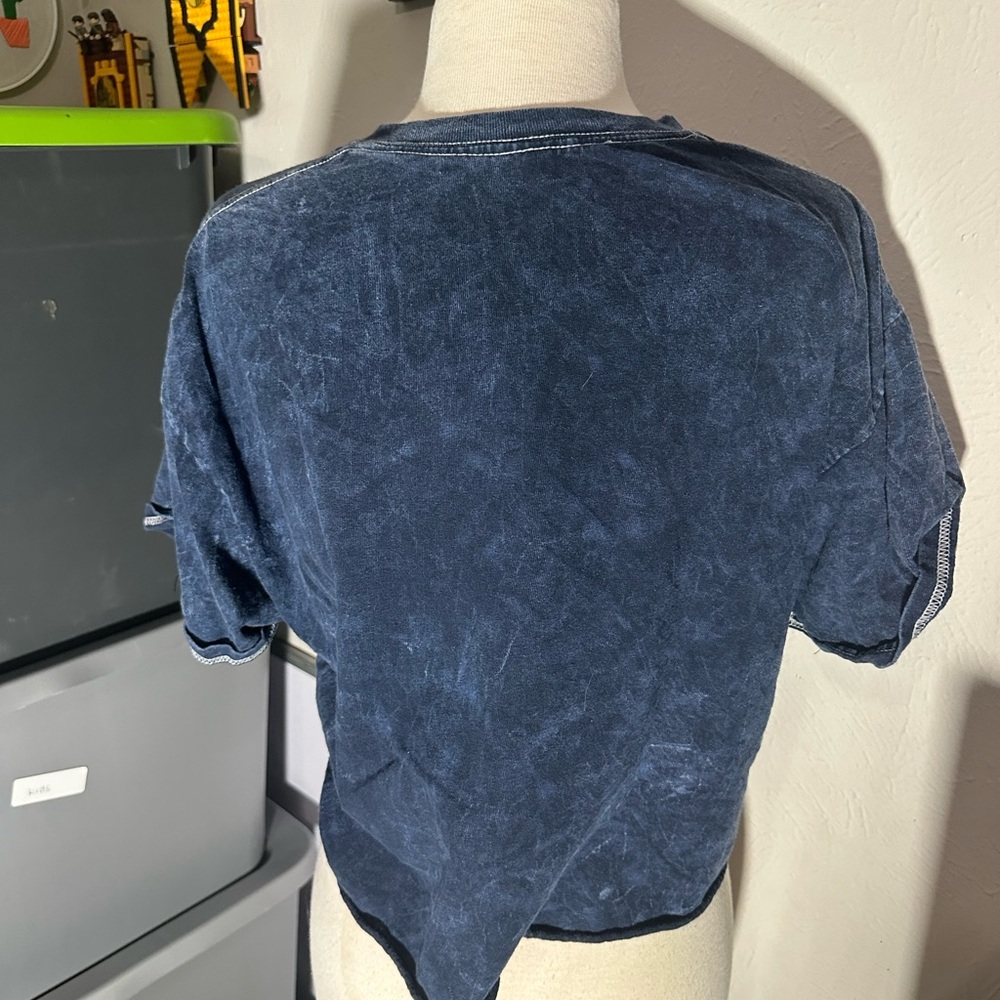 Smokey Bear Graphic Crop Top - Blue - Picture 2 of 3